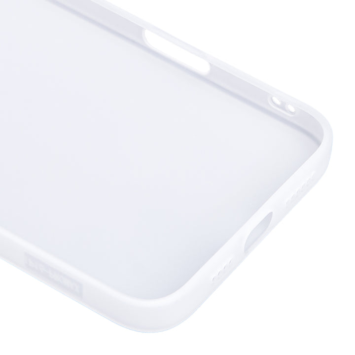 BMAX Liquid silicone case hoesje voor iPhone 16  - White/Wit (3)