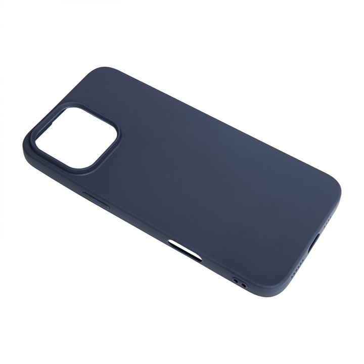 BMAX Liquid silicone case hoesje voor iPhone 16 Pro - Dark blue/Donkerblauw (1)
