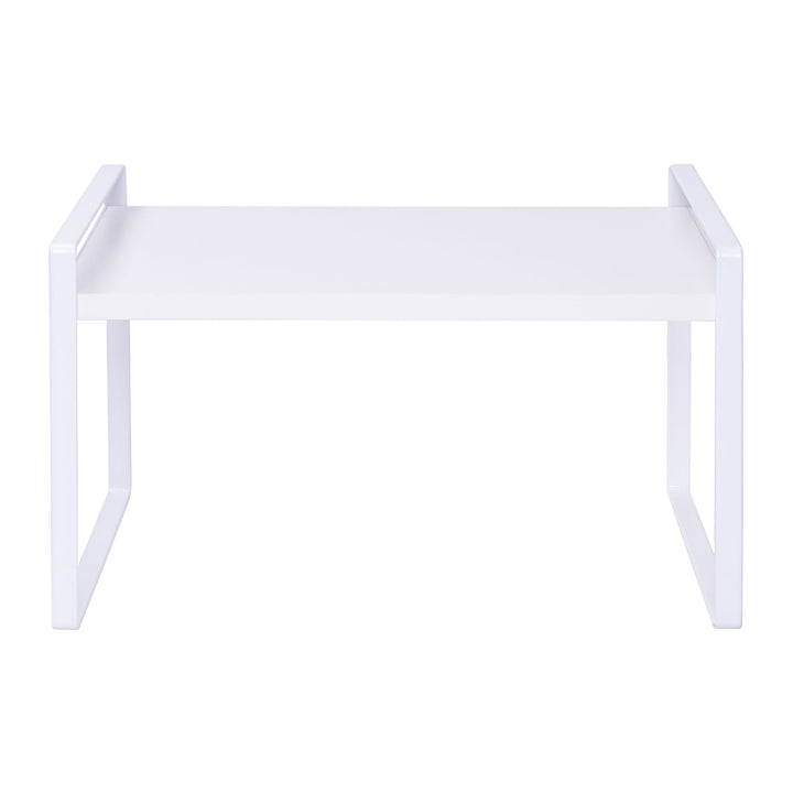 QUVIO Keukenkast organizer - Plankinzet – 31 cm – Metaal - Wit (2)