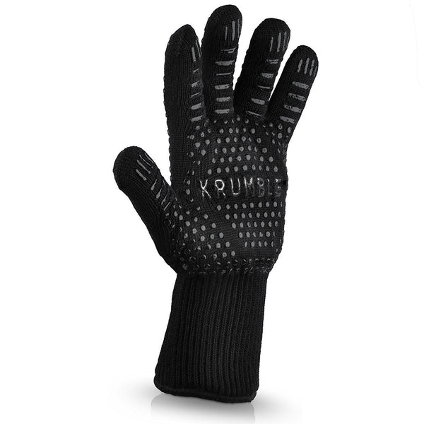 Krumble Hittebestendige oven handschoen - Zwart