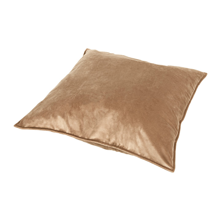 QUVIO Sierkussenhoes – Fluweel-  45x45cm - Bruin (2)