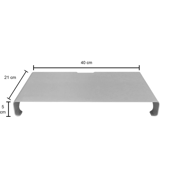QUVIO Laptop verhoger aluminium space grey (1)