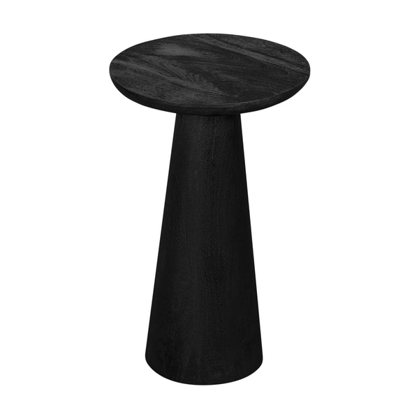 Lewis & Loft Bijzettafel Laci - FSC® - ø30 cm - Gezandstraald zwart