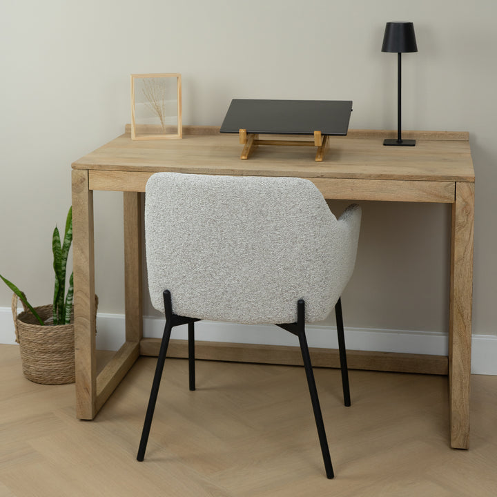 Lewis & Loft Bureau Leona - FSC® mangohout - Zandkleur (5)