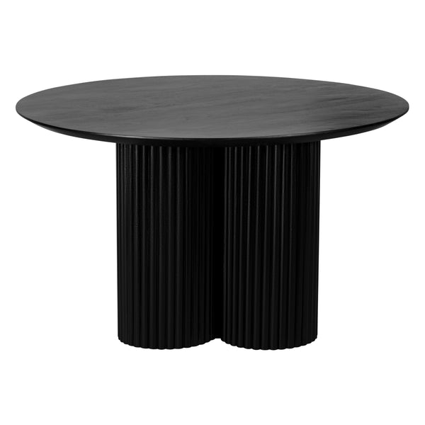 Lewis & Loft Eettafel Lane - Rond ⌀130 - FSC®- mangohout - Zwart