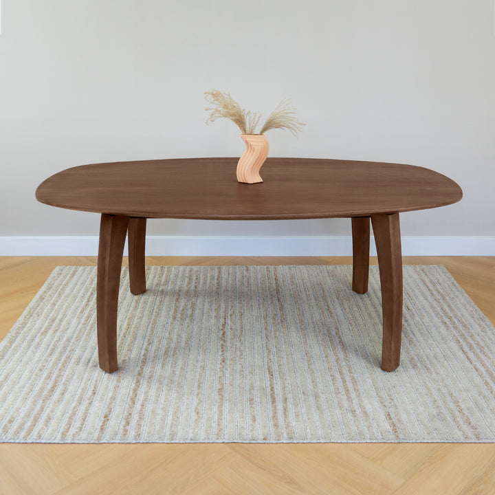 Lewis & Loft Eettafel Luna – Deens ovaal – 180 x 100 cm – Bruin (2)
