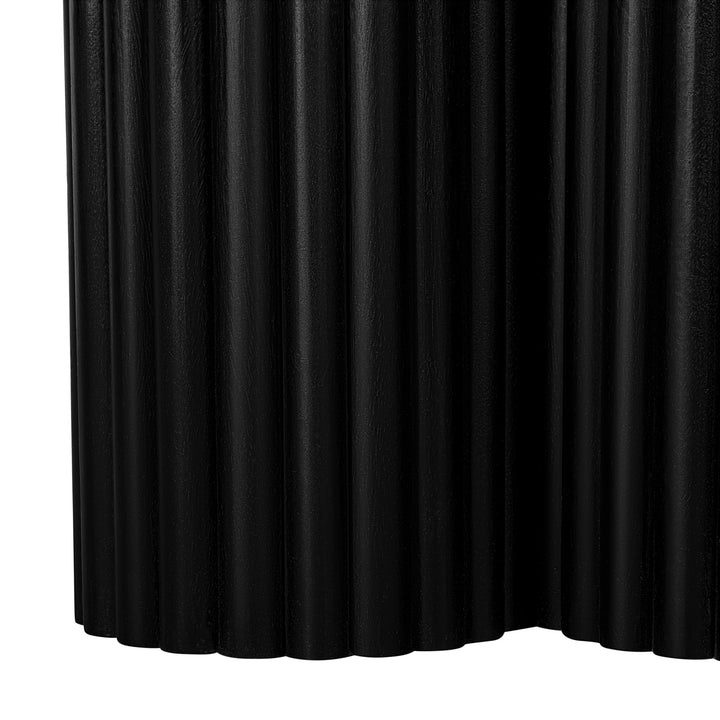 Lewis & Loft Salontafel Lane - Rond ⌀80 - FSC®- mangohout - Zwart (5)