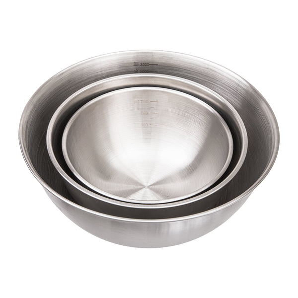 Krumble Beslagkommen – RVS – Set van 3