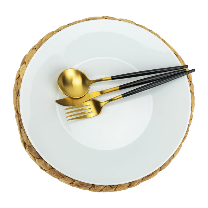 Krumble Placemat geweven rond - 30 cm (3)