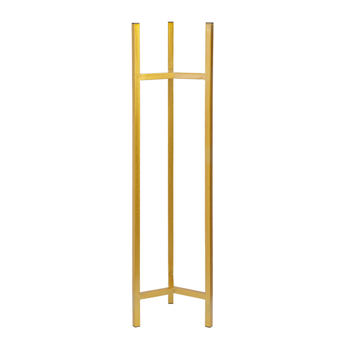 QUVIO Plantensteunen metaal – 22x22x90 cm – Goud - L (3)