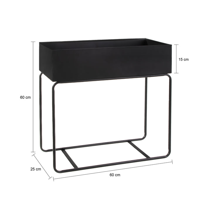 QUVIO planten tafel / planten bak - Zwart (1)