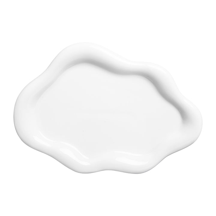 QUVIO Wit dienblad - Organisch - Keramiek - Wit (2)
