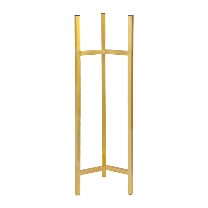 QUVIO Plantensteunen metaal – 22x22x75 cm – Goud – M (3)
