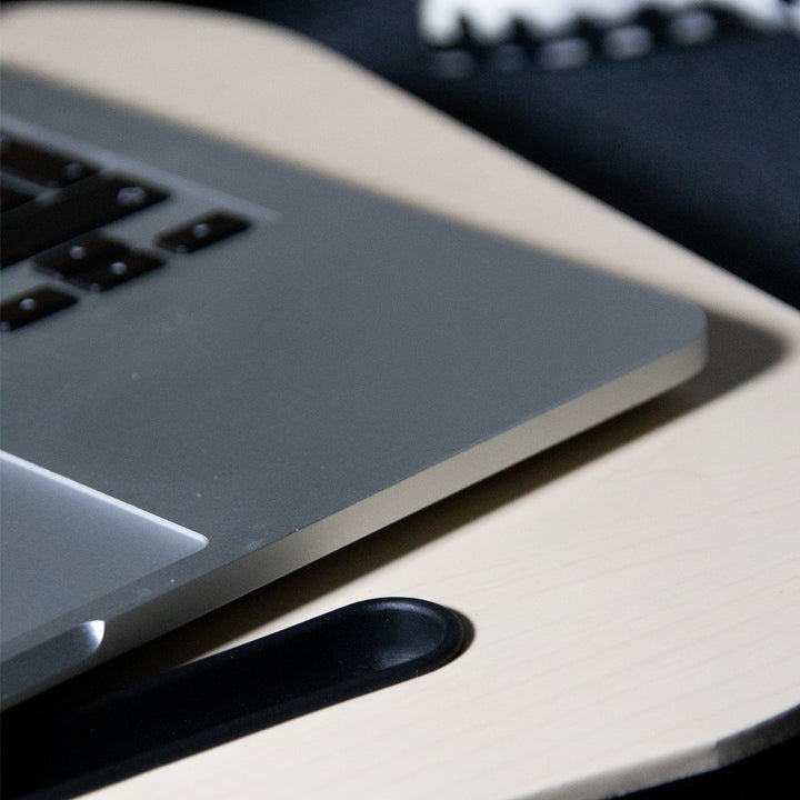 QUVIO Laptop schootkussen lichte houtlook (5)