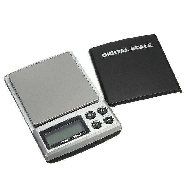 XIB Mini precisie weegschaaltje / keuken weegschaal 0,1 tot 2000 gram (1)