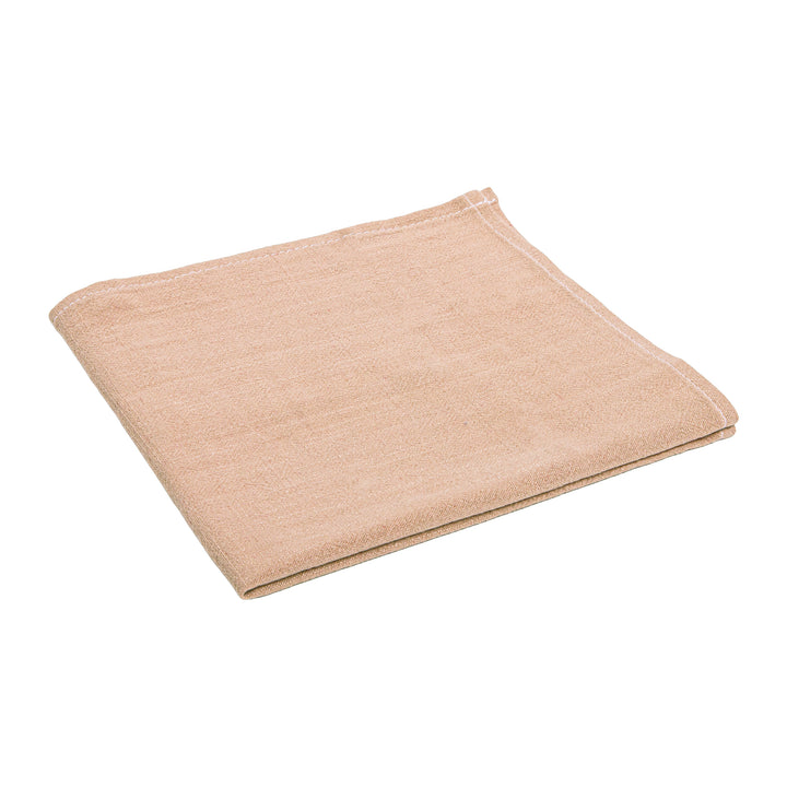 QUVIO Servet – Katoen – 40x40cm – Bruin (1)