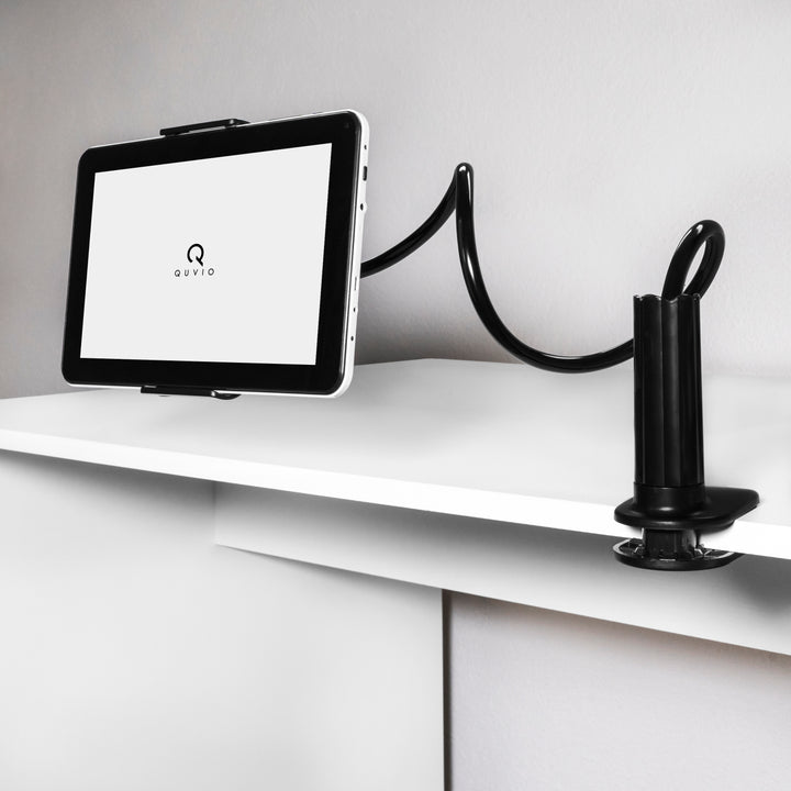 QUVIO Tablet / telefoon houder met flexibele arm (4)