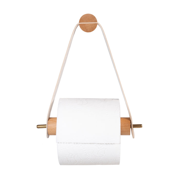 QUVIO Toiletrolhouder hout (3)