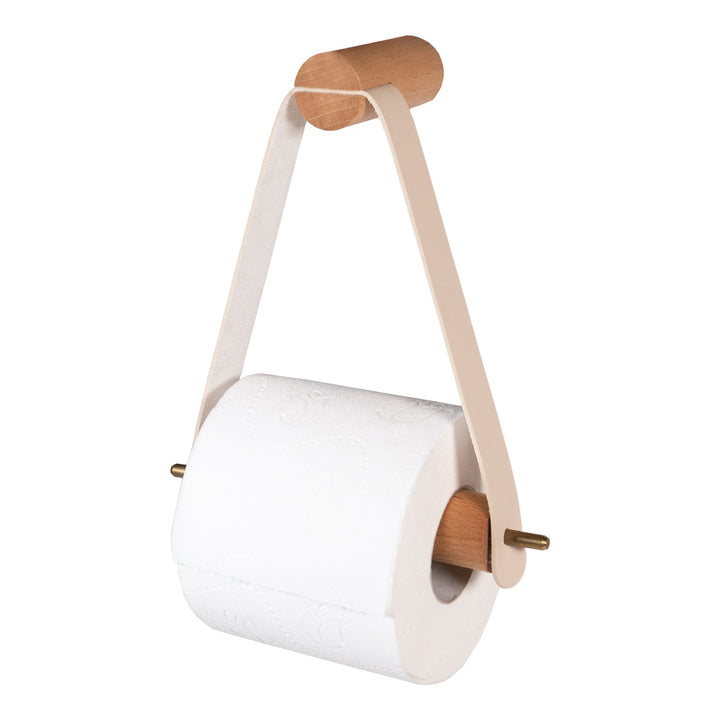 QUVIO Toiletrolhouder hout (2)