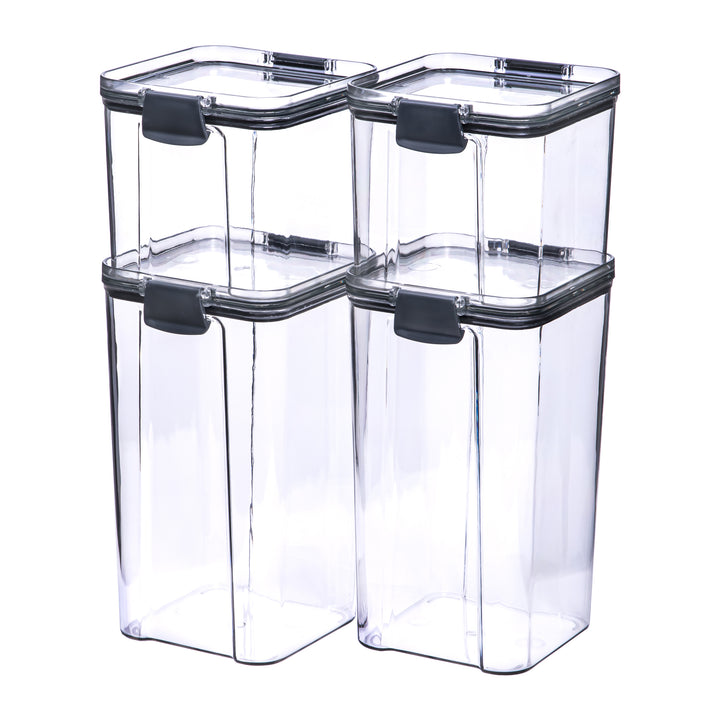 Krumble Voorraadpotten set van 4 - 700 ml + 700ml + 1300 ml + 1300 ml