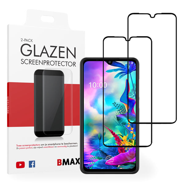 2-pack BMAX LG G8x ThinQ Screenprotector - Gehard glas - Full Cover