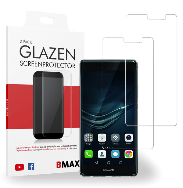2-pack BMAX Huawei P9 Plus Screenprotector - Gehard glas