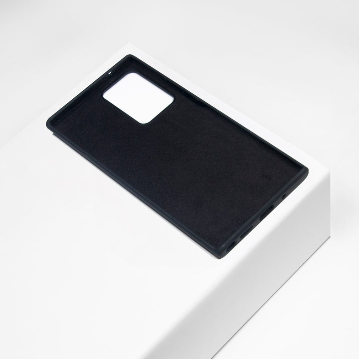 BMAX Liquid silicone case hoesje voor Samsung Note 20 - Zwart / Black (2)
