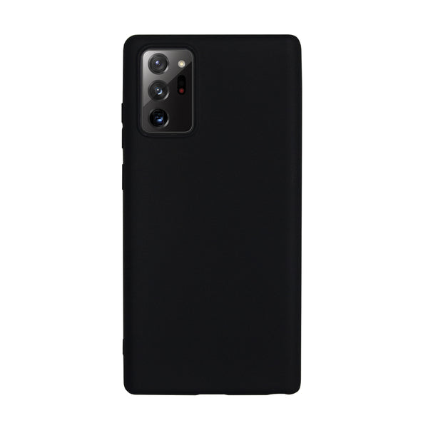 BMAX Liquid silicone case hoesje voor Samsung Note 20 - Zwart / Black