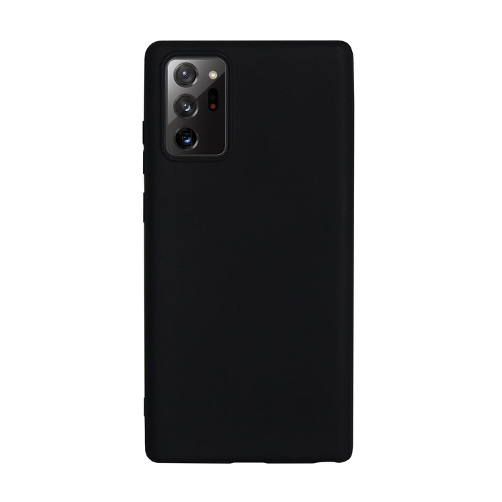 BMAX Liquid silicone case hoesje voor Samsung Note 20 - Zwart / Black