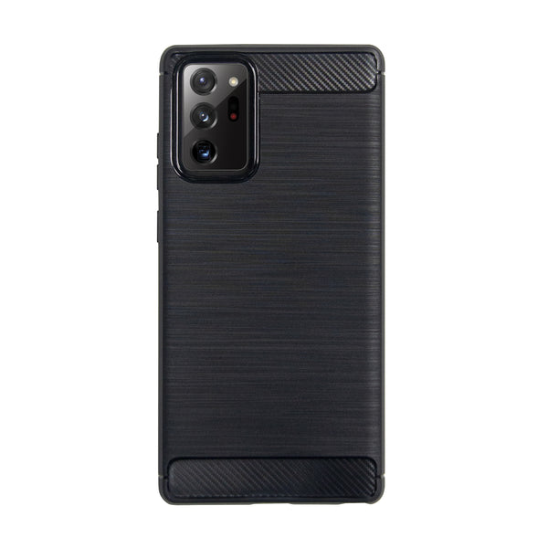 BMAX Carbon soft case hoesje voor Samsung note 20 - Black/Zwart