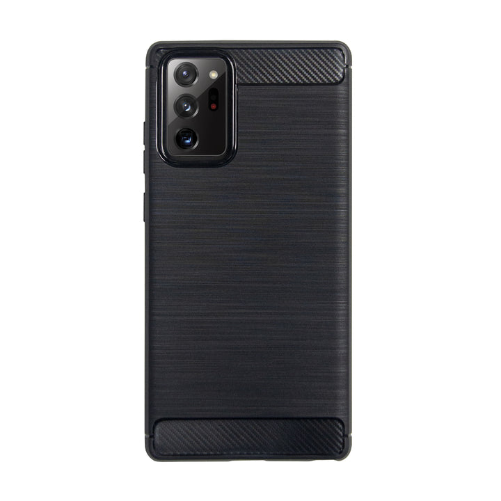 BMAX Carbon soft case hoesje voor Samsung note 20 - Black/Zwart
