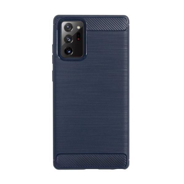 BMAX Carbon soft case hoesje voor Samsung note 20 - Blue/Blauw