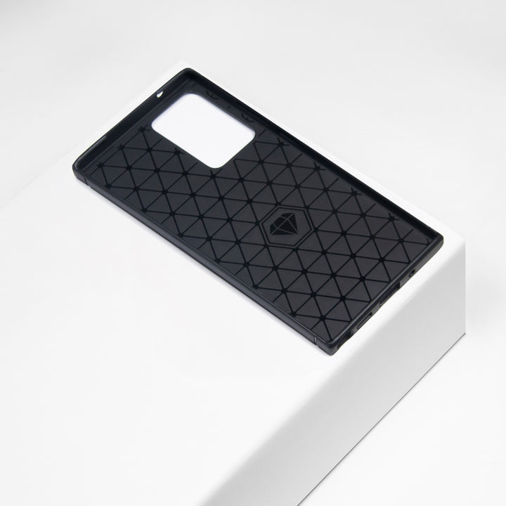 BMAX Carbon soft case hoesje voor Samsung note 20 ultra - Black/Zwart (2)