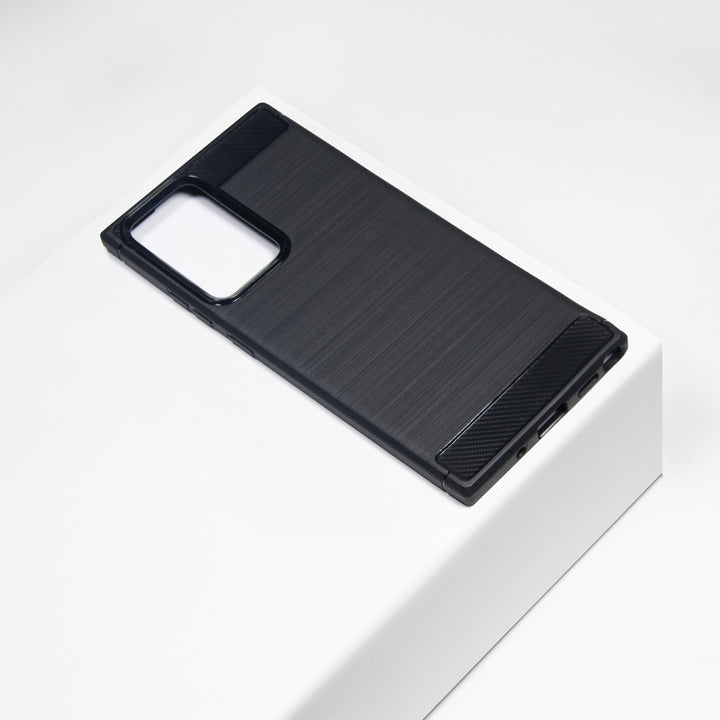 BMAX Carbon soft case hoesje voor Samsung note 20 ultra - Black/Zwart (1)