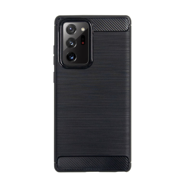 BMAX Carbon soft case hoesje voor Samsung note 20 ultra - Black/Zwart
