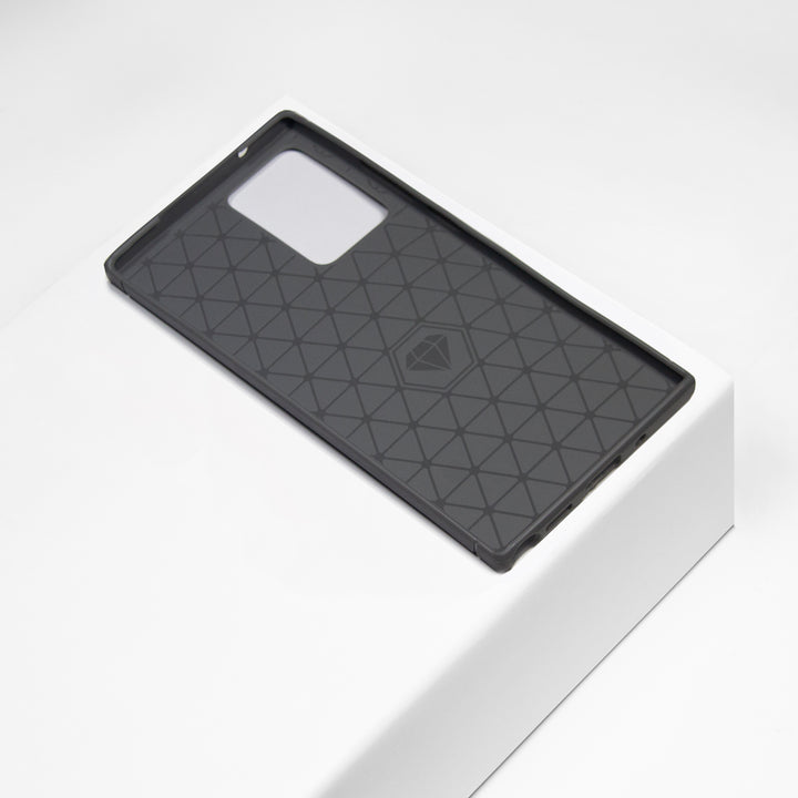 BMAX Carbon soft case hoesje voor Samsung note 20 ultra - Grey/Grijs (2)