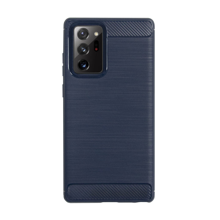 BMAX Carbon soft case hoesje voor Samsung note 20 ultra - Blue/Blauw