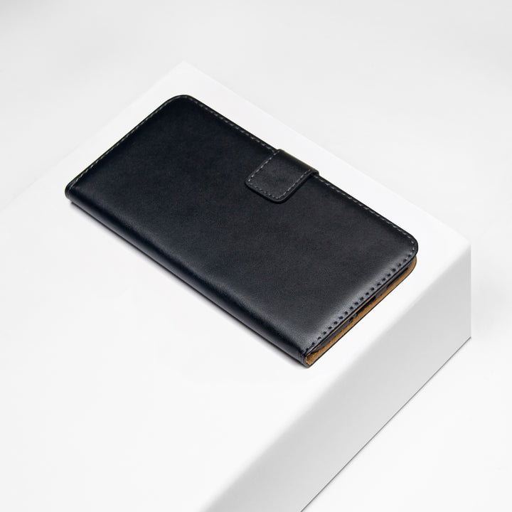 BMAX Leren flip case hoesje voor Samsung Note 20 Ultra - Zwart / Black (1)
