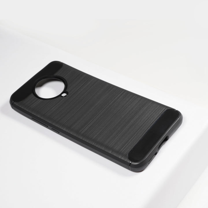 BMAX Carbon soft case hoesje voor Xiaomi Poco F2 Pro - Black/Zwart (1)