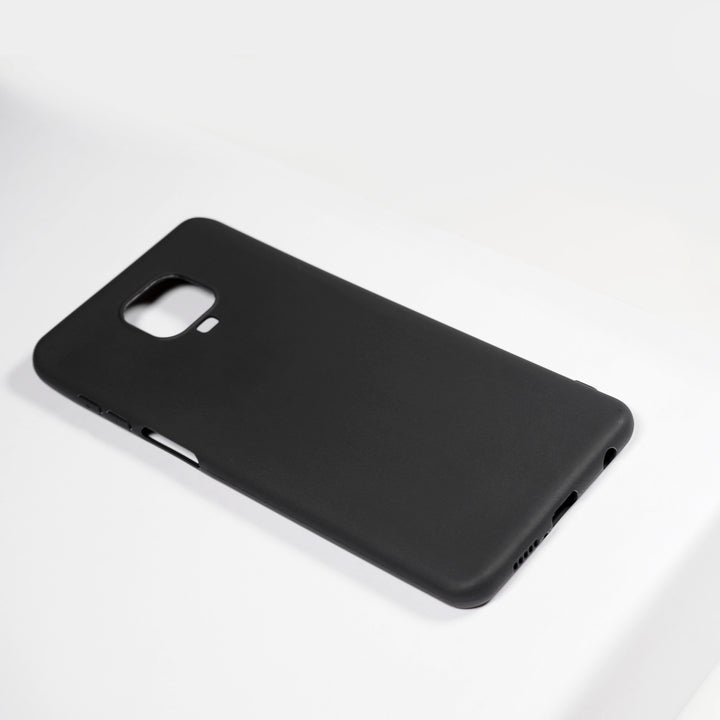 BMAX Essential matte case Xiaomi Redmi Note 9 Pro Hoesje - Black/Zwart (1)
