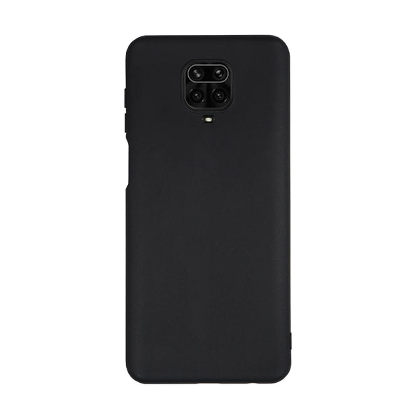 BMAX Essential matte case Xiaomi Redmi Note 9 Pro Hoesje - Black/Zwart
