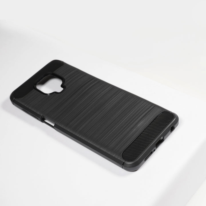 BMAX Carbon soft case hoesje voor Xiaomi Redmi Note 9 Pro- Black/Zwart (1)