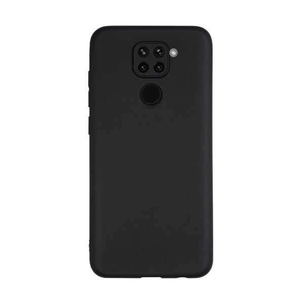 BMAX Essential matte case Xiaomi Redmi Note 9 Hoesje - Black/Zwart