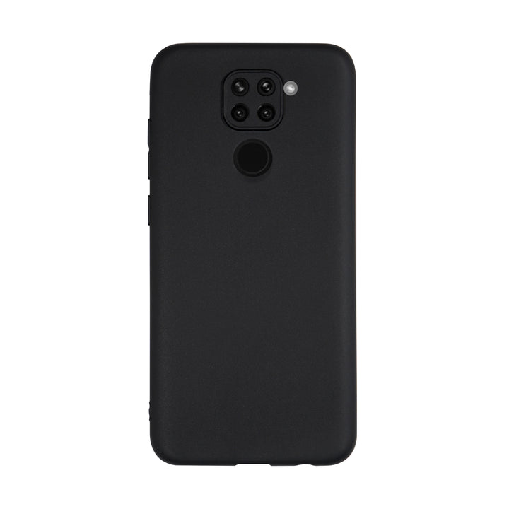 BMAX Essential matte case Xiaomi Redmi Note 9 Hoesje - Black/Zwart