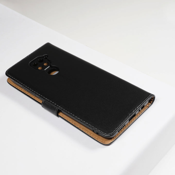 BMAX Leren flip case hoesje voor Xiaomi Redmi Note 9S - Black/Zwart (2)