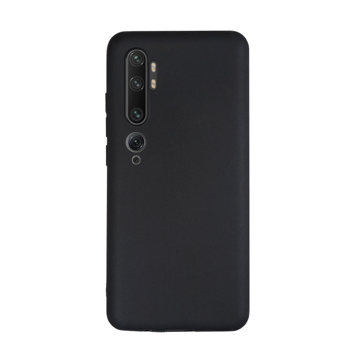 BMAX Essential matte case Xiaomi Mi Note 10 Pro Hoesje - Black/Zwart