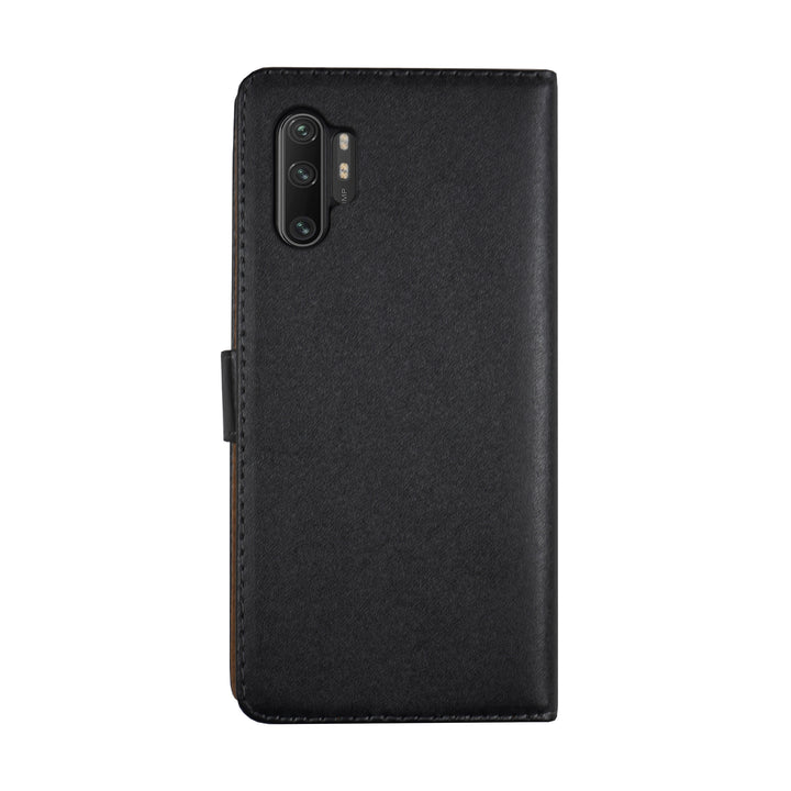 BMAX Leren flip case hoesje voor Xiaomi Mi 10 Pro - Black/Zwart