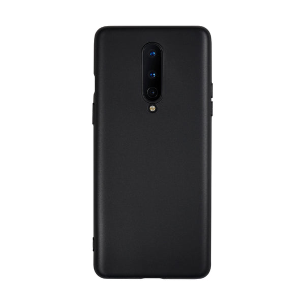 BMAX Essential matte case OnePlus 8 Hoesje - Black/Zwart