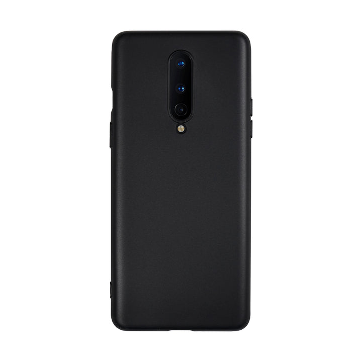 BMAX Essential matte case OnePlus 8 Hoesje - Black/Zwart