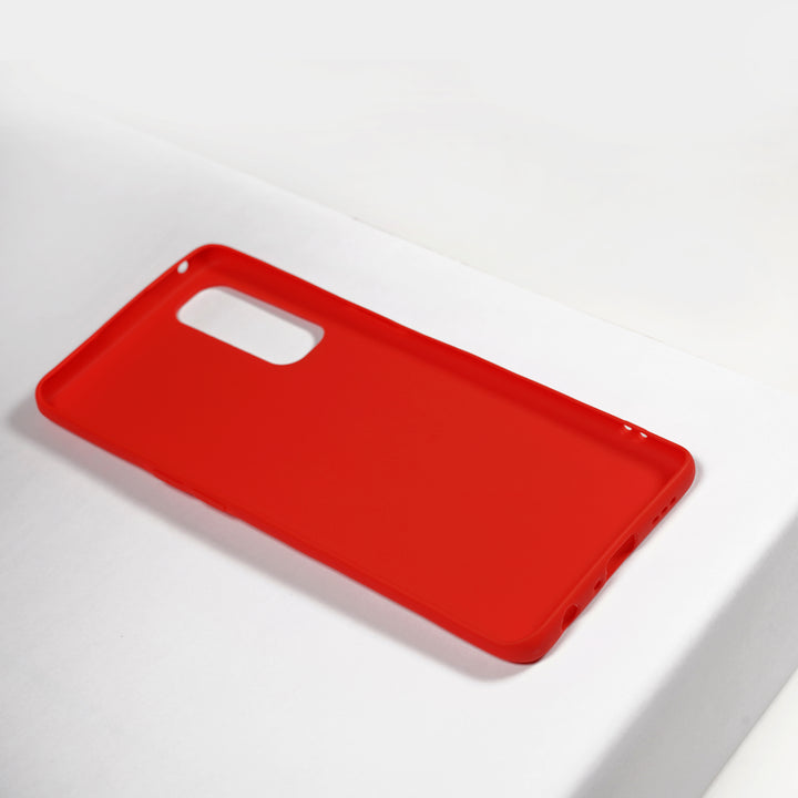 BMAX Essential matte case OPPO Reno 4 Pro Hoesje - Red/Rood (2)